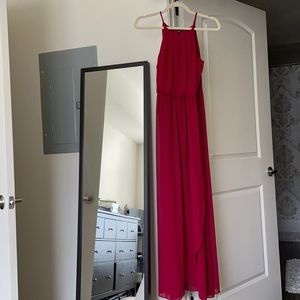 Red maxi dress/gown